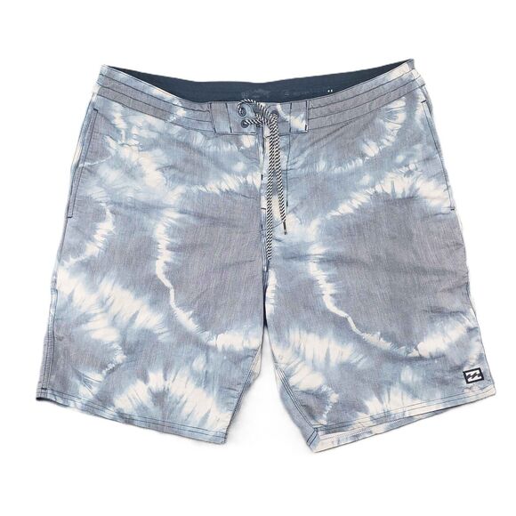 Billabong Recycler Board Shorts Mens Size 36 Blue Tie Dye Swim Skate Trunks - Picture 1 of 5